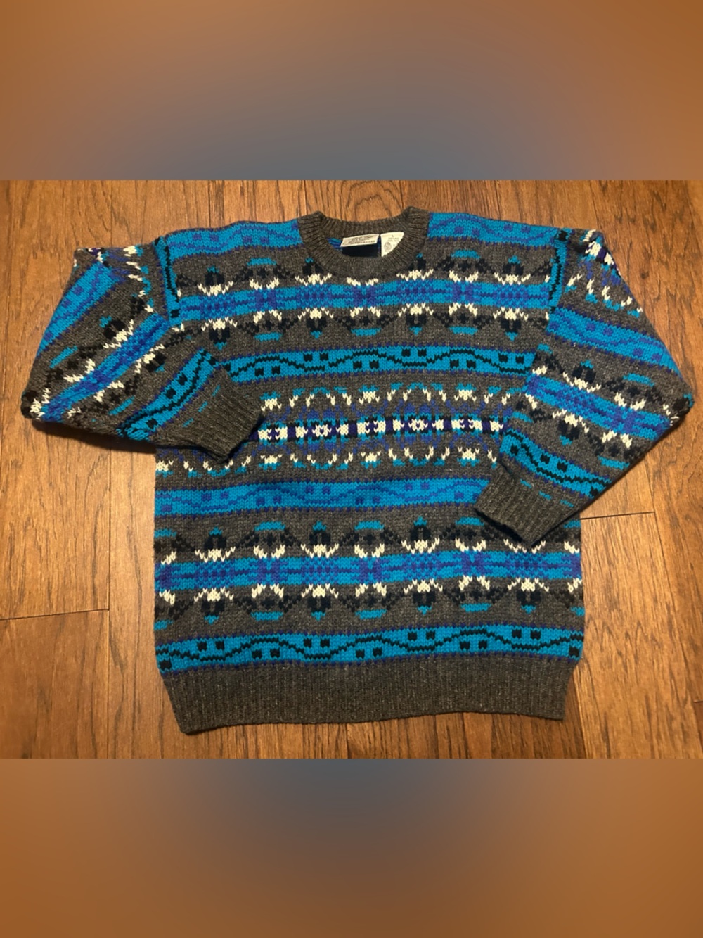 Vintage 100% Shetland Wool Brass Plum by Nordstrom Sweater